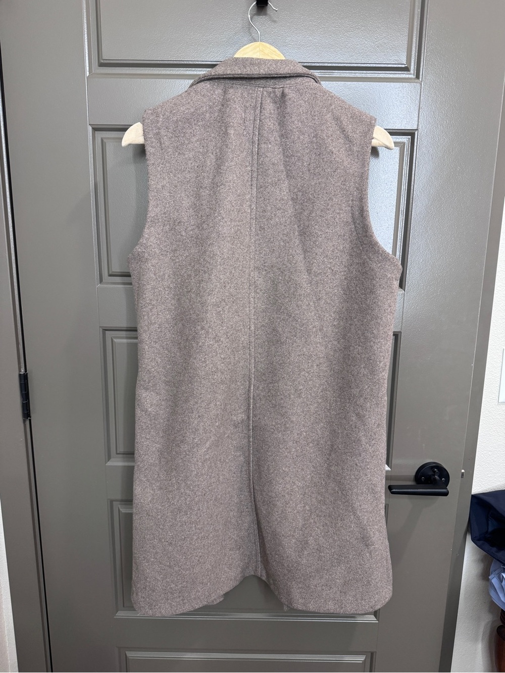Love Tree Long Cool Brown Blazer Vest - Picture 5 of 11